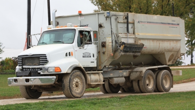 Camion mlangeuse